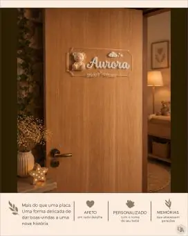 Porta Maternidade Personalizada - Código 7